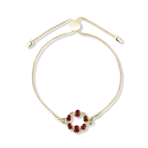Poppy Wreath Bracelet