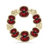 Poppy Wreath Pin