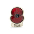 2026 Dated Poppy Lapel Pin in Gold Tone