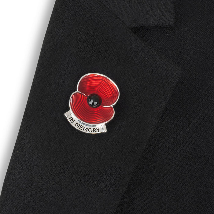 In Memory Scroll Pin | Poppy Shop UK