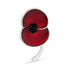 Flanders Field Poppy with Stem Brooch