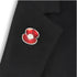 Ripple Crystal Centre Poppy Pin