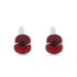 Flanders Field Silver Tone Poppy Cufflinks