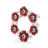 Crystal Poppy Wreath Brooch 2026