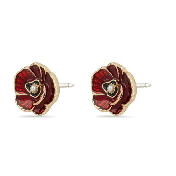 Amies SOE 3D Poppy Stud Earrings