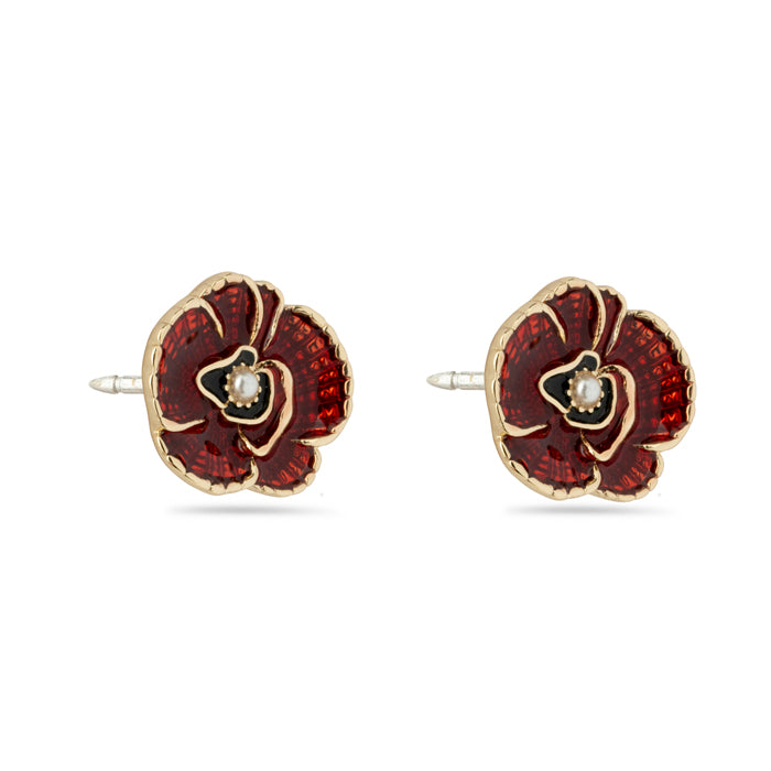 Amies SOE 3D Poppy Stud Earrings