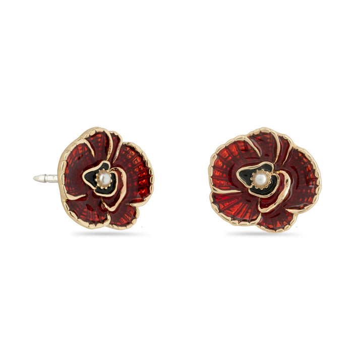 Amies SOE 3D Poppy Stud Earrings