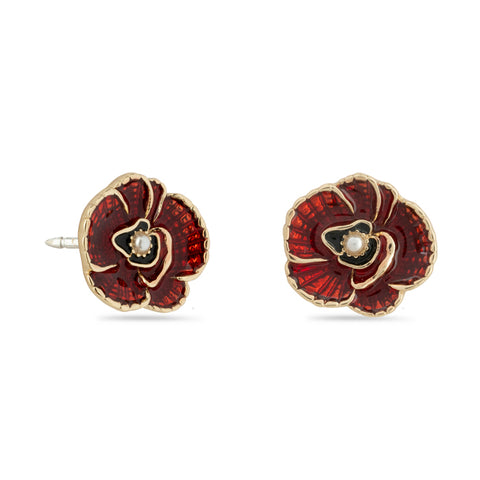 Amies SOE 3D Poppy Stud Earrings