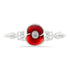 Vintage Poppy Swirl Bar Pin