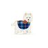 Scottie Dog Tartan Coat Poppy Badge