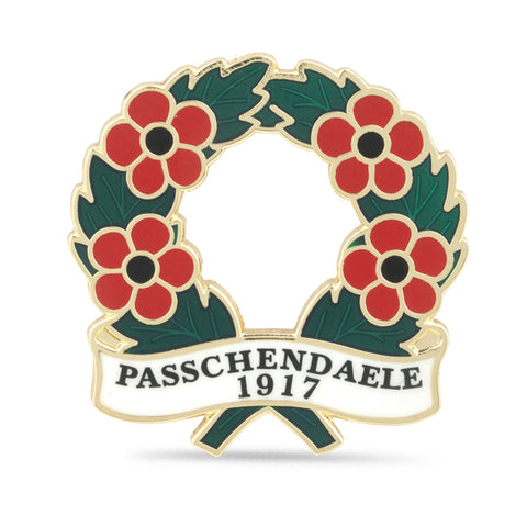 Passchendaele 1917 Poppy Wreath Badge