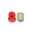 Aston Villa Poppy Football Pin 2026