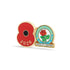 Blackburn Rovers Poppy Football Pin 2026