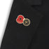 Burton Albion Poppy Football Pin 2026
