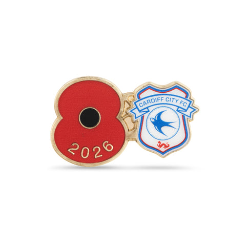 Cardiff City Poppy Football Pin 2026