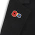 Carlisle United Poppy Football Pin 2026