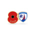 Chesterfield Poppy Football Pin 2026