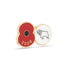 Derby County Poppy Football Pin 2026