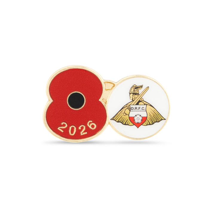 Doncaster Rovers Poppy Football Pin 2026