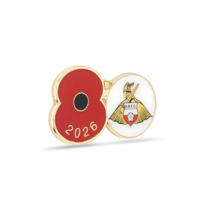 Doncaster Rovers Poppy Football Pin 2026