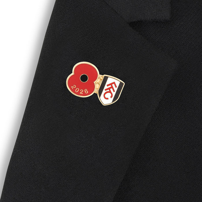 Fulham Poppy Football Pin 2026