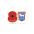 Ipswich Town Poppy Football Pin 2026