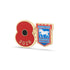 Ipswich Town Poppy Football Pin 2026