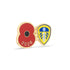 Leeds United Poppy Football Pin 2026