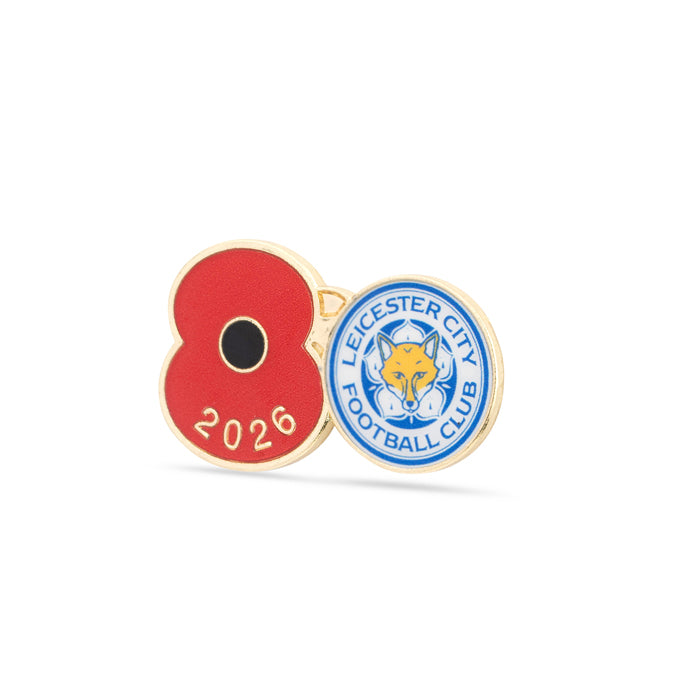 Leicester City Poppy Football Pin 2026