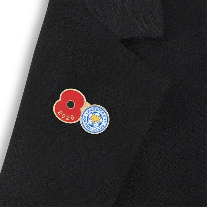 Leicester City Poppy Football Pin 2026