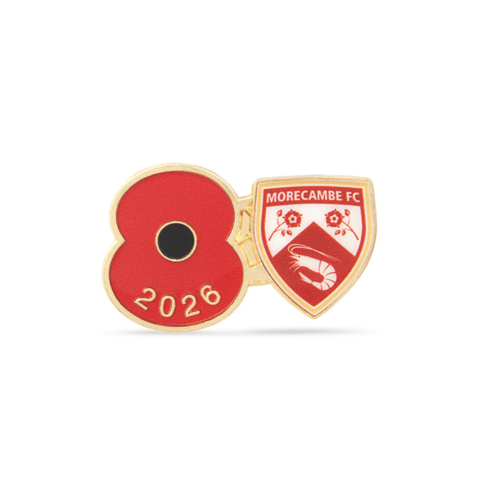 Morecambe Poppy Football Pin 2026