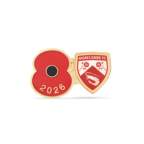 Morecambe Poppy Football Pin 2026