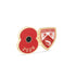 Morecambe Poppy Football Pin 2026