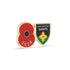 Northampton Saints Poppy Rugby Pin 2026