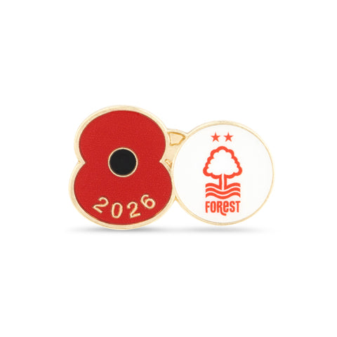 Nottingham Forest Poppy Football Pin 2026