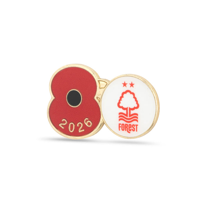 Nottingham Forest Poppy Football Pin 2026