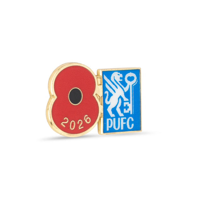 Peterborough United Poppy Football Pin 2026