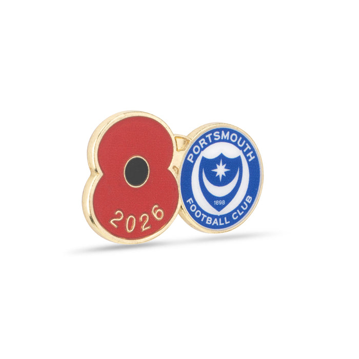Portsmouth Poppy Football Pin 2026