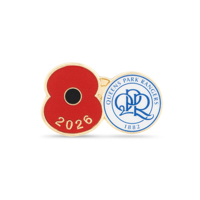 Queens Park Rangers Poppy Football Pin 2026