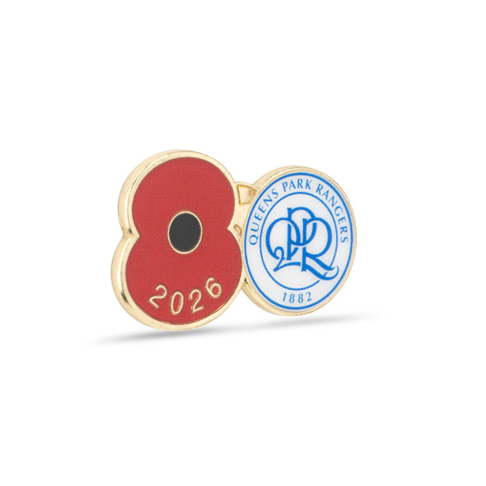Queens Park Rangers Poppy Football Pin 2026