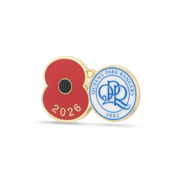 Queens Park Rangers Poppy Football Pin 2026