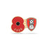 Rotherham United Poppy Football Pin 2026