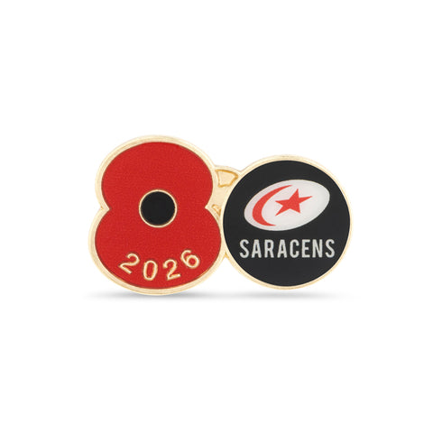 Saracens Poppy Rugby Pin 2026