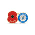 Stockport County Poppy Football Pin 2026