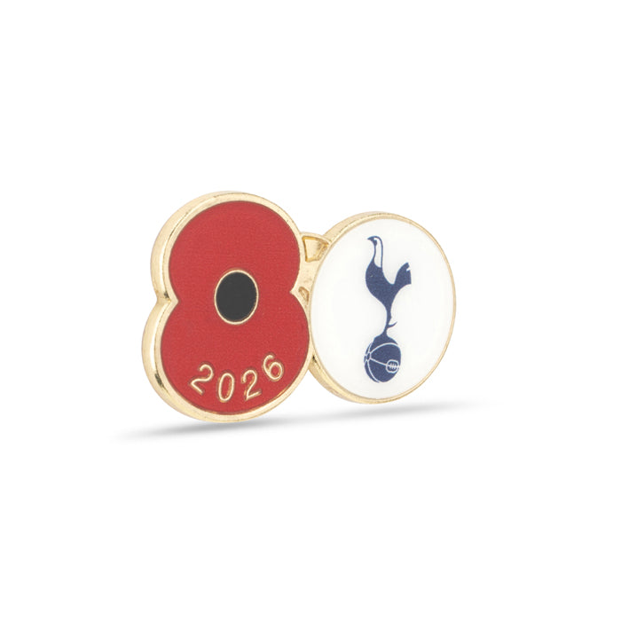Tottenham Hotspur Poppy Football Pin 2026