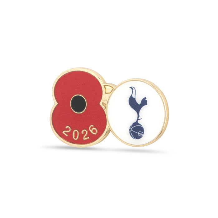 Tottenham Hotspur Poppy Football Pin 2026
