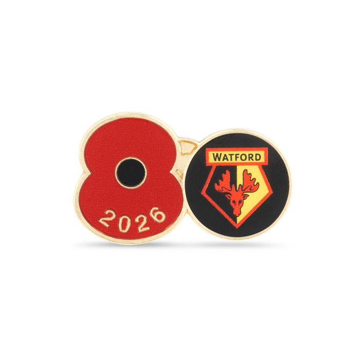 Watford Poppy Football Pin 2026
