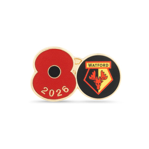 Watford Poppy Football Pin 2026