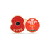 Welsh Rugby Union Poppy Rugby Pin 2026