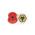 Wolverhampton Wanderers Poppy Football Pin 2026